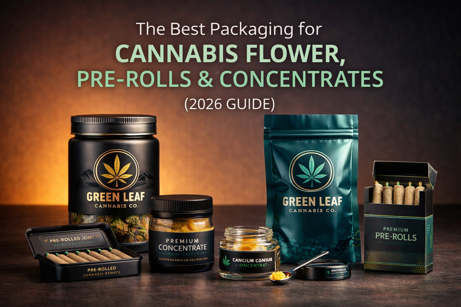 The Best Packaging for Cannabis Flower, Pre-Rolls & Concentrates (2026 Guide)