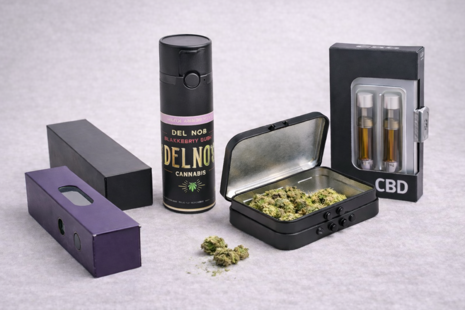 Custom cannabis packaging boxes for branded retail presentation