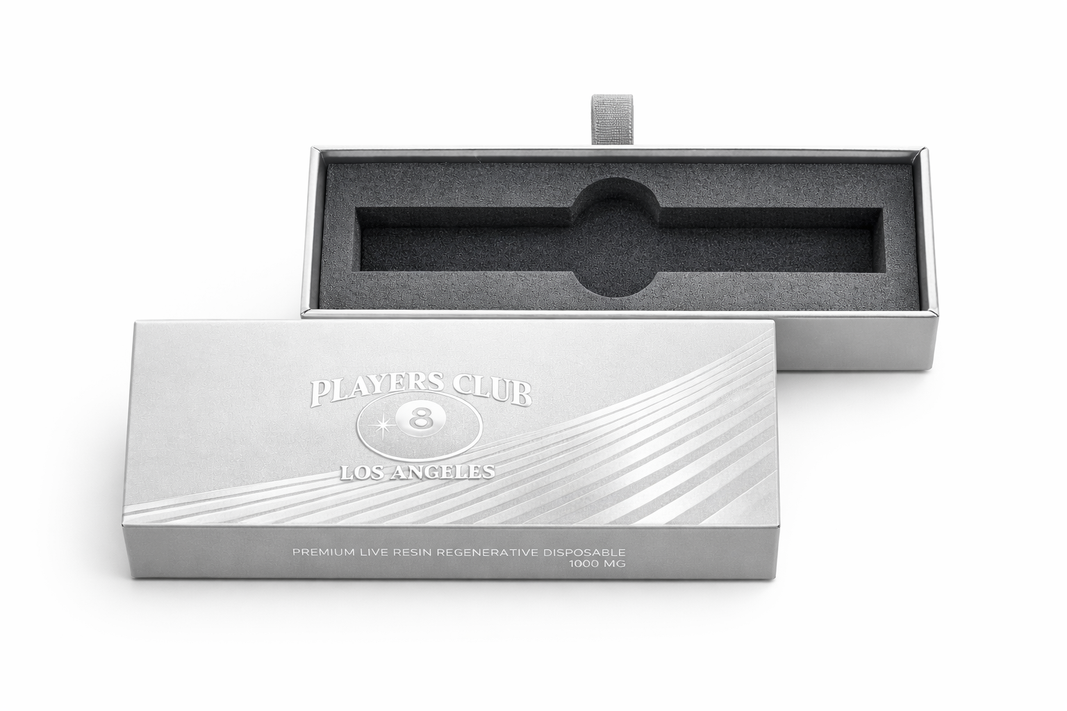 custom rigid drawer box with foam insert for vape device