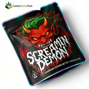 Barrier Film Stand-Up Pouches for Cannabis Flower Wholesale/Custom