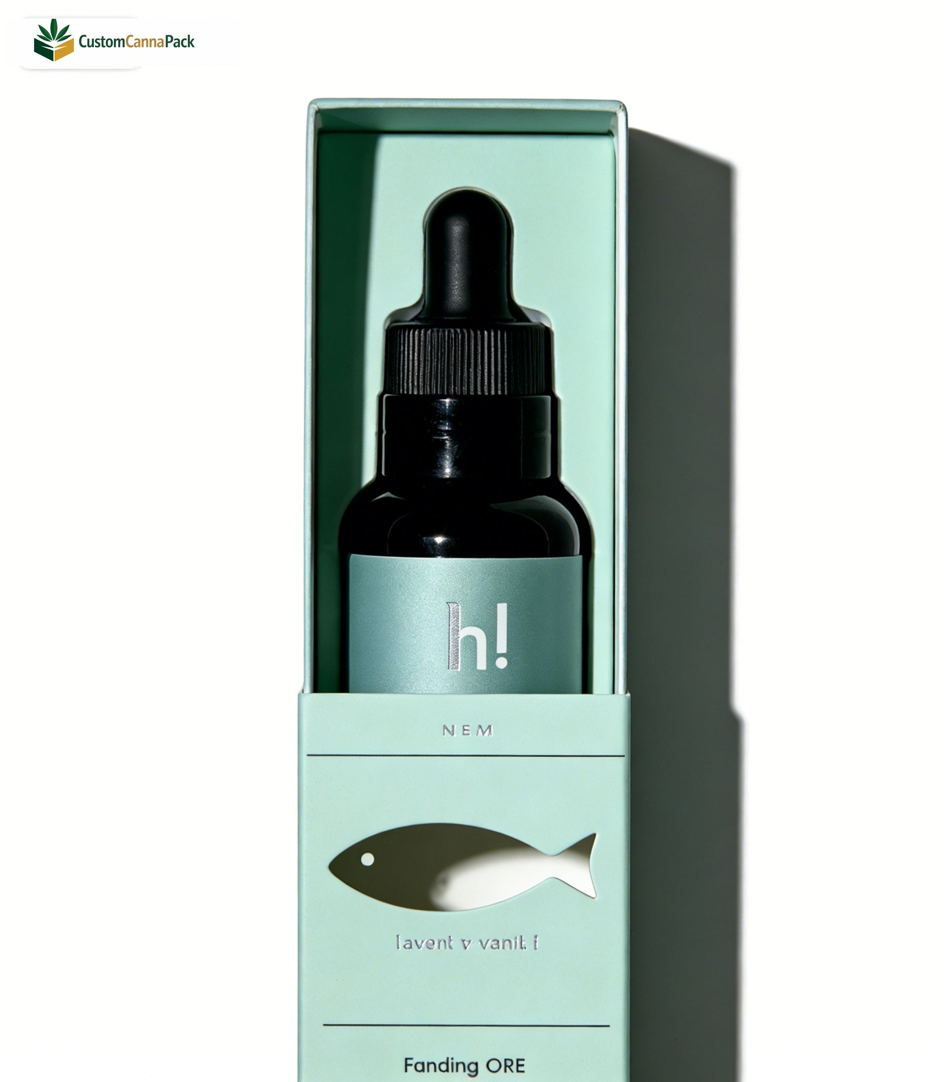 Paperboard Drawer Box & Glass Dropper Bottle CBD Packaging Wholesale - Image 3